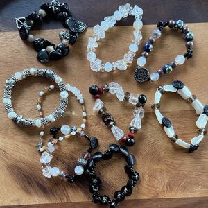 Vintage Beaded Bracelet Set